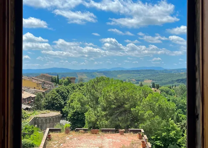 Casa Al Cerchio - Luxury With View & Free Private Parking * San Gimignano